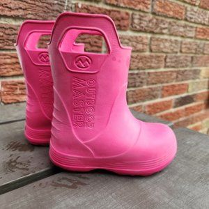 Outdoor Master Toddler Rain Boot size 6